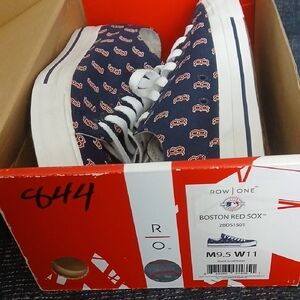 Row One Boston Red Sox Navy Sneakers